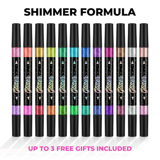 Glitzer Acrylmarker – 2 Farben pro Stift