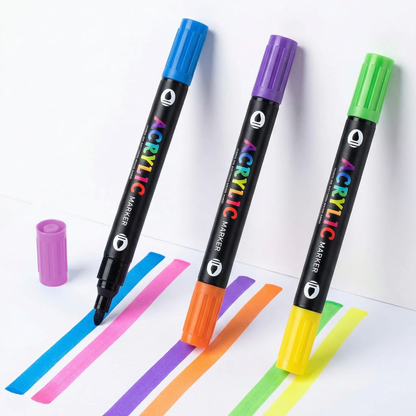 Duo Acrylmarker – 2 Farben pro Stift