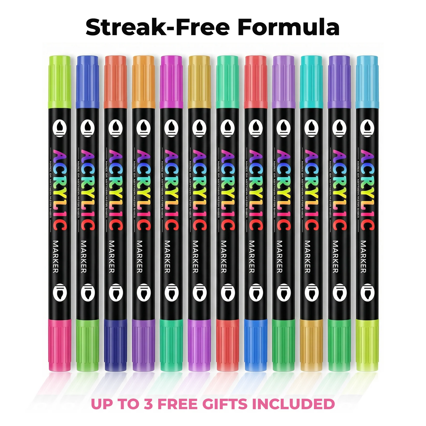 Duo Acrylmarker – 2 Farben pro Stift