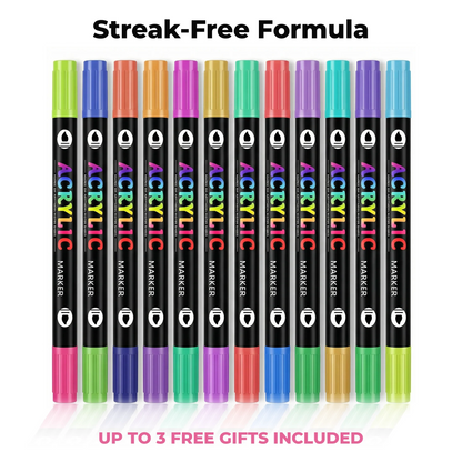 Duo Acrylmarker – 2 Farben pro Stift