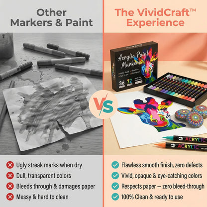 Duo Acrylmarker – 2 Farben pro Stift