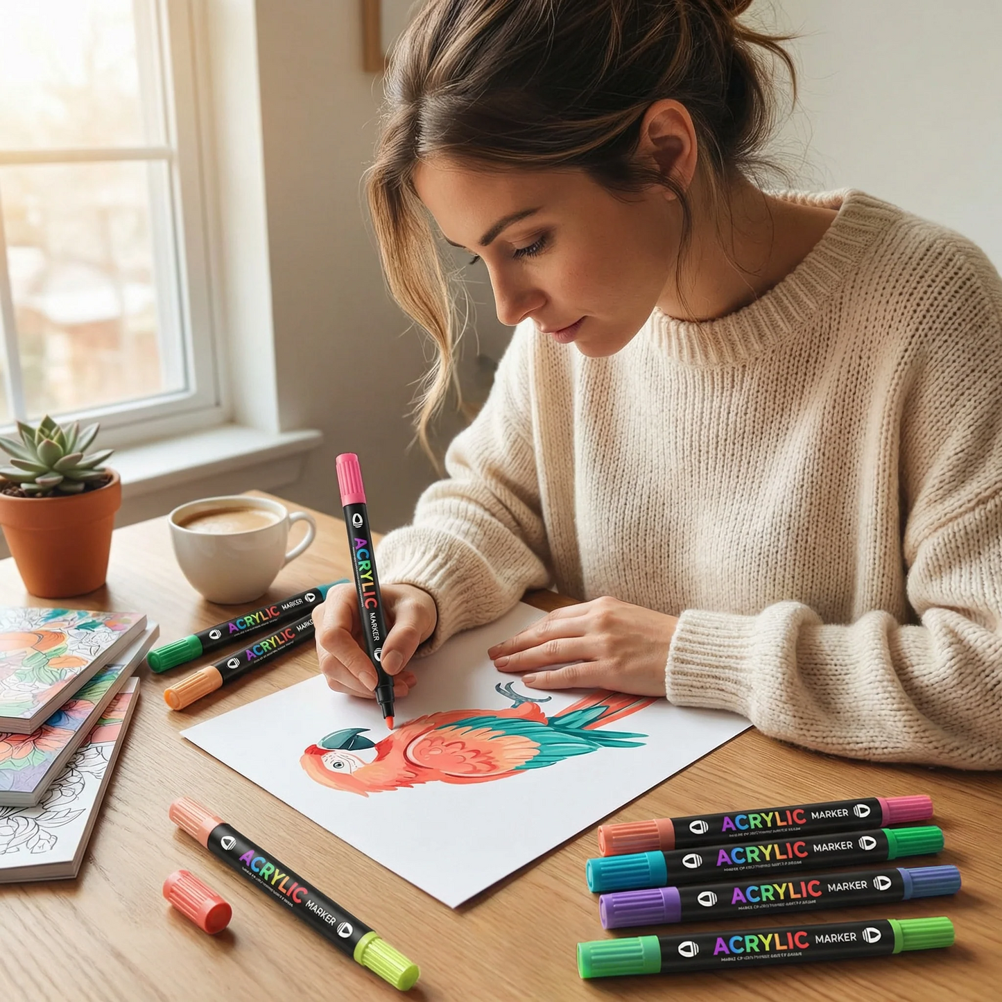 Duo Acrylmarker – 2 Farben pro Stift